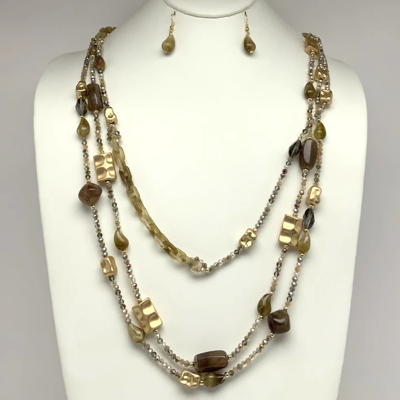 Beaded Triple Layer