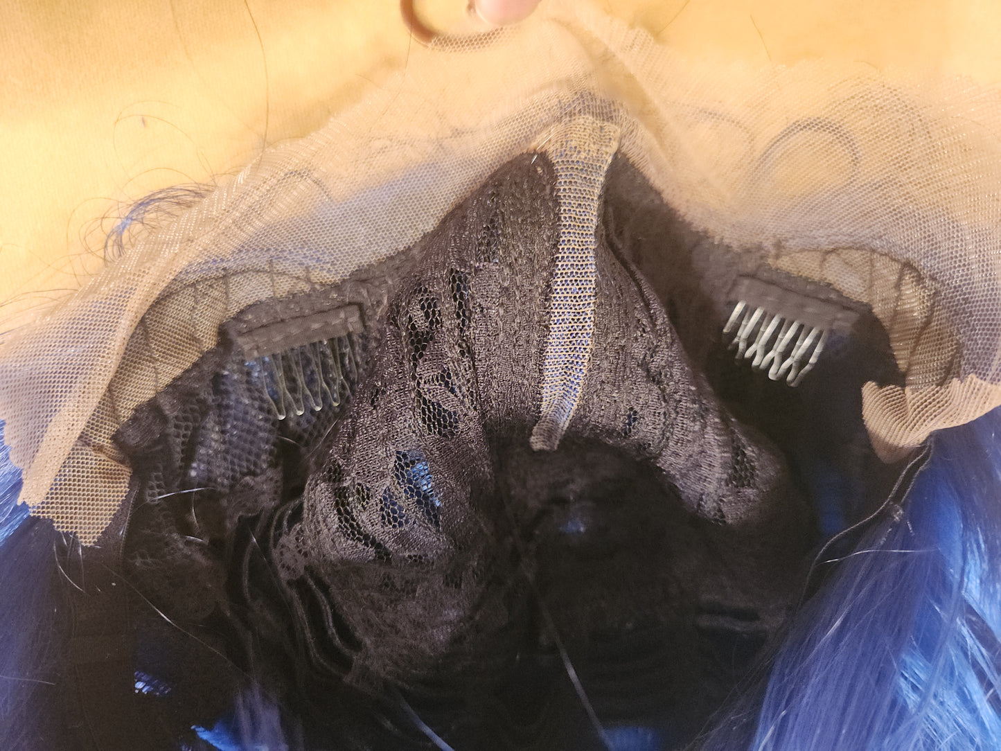 Bold Blue Body Bob Wig