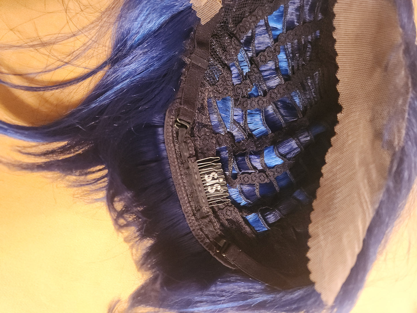 Bold Blue Body Bob Wig