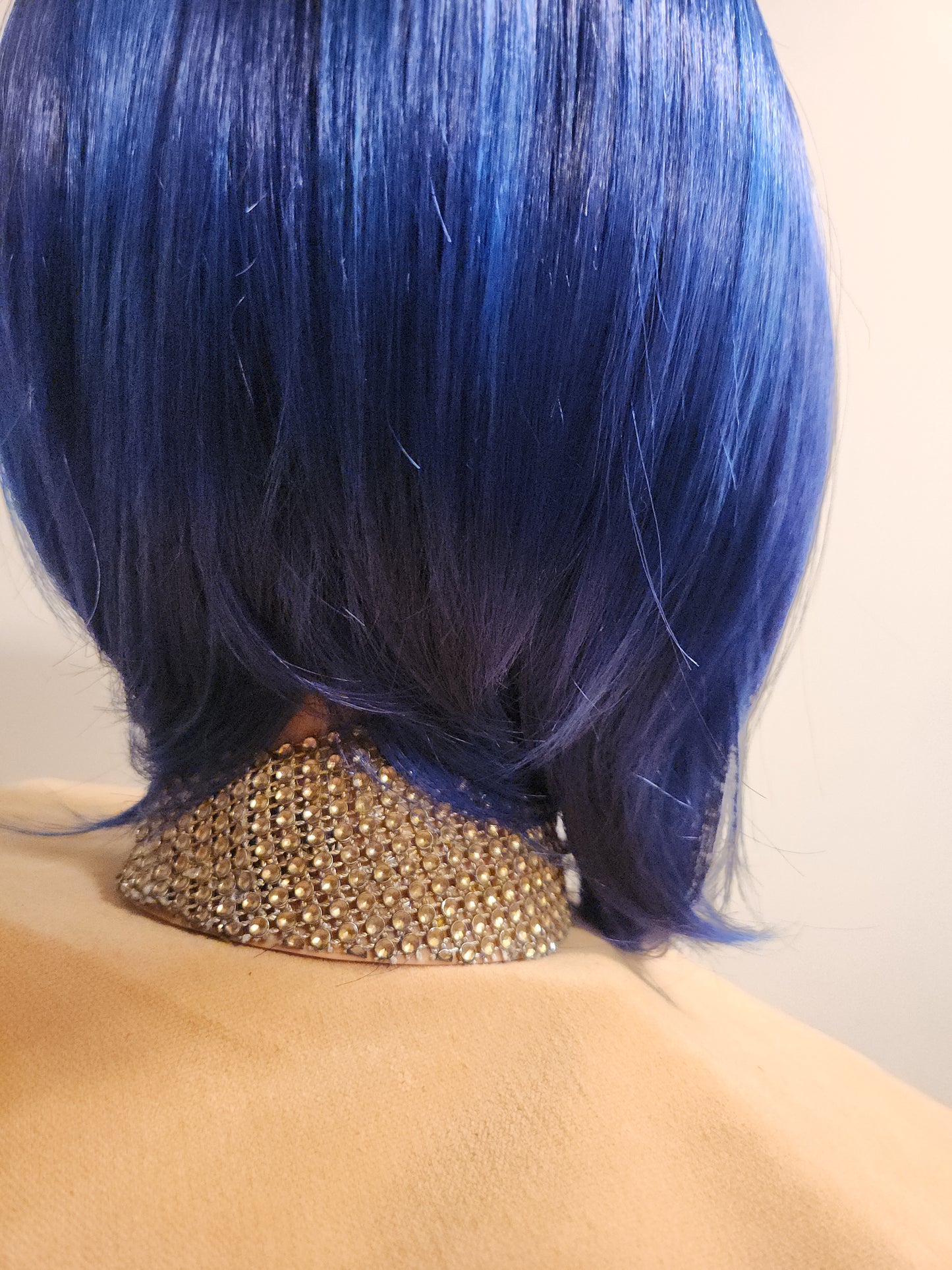 Bold Blue Body Bob Wig