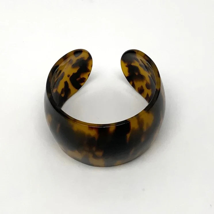 Animal Print Lucite Cuff