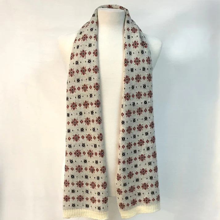 Space Flower Pattern Scarf