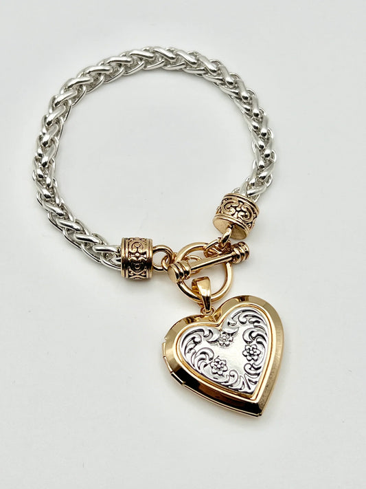 Heart Locket Bracelet