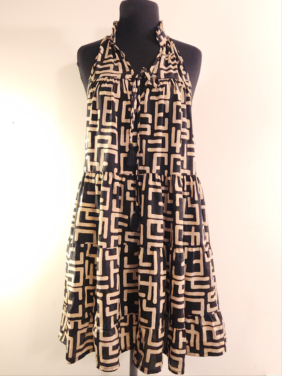 Gold Maze Dress