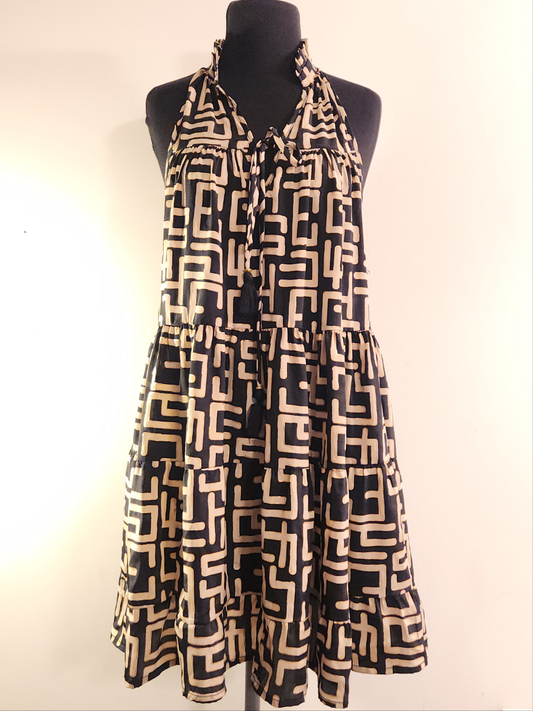 Gold Maze Dress