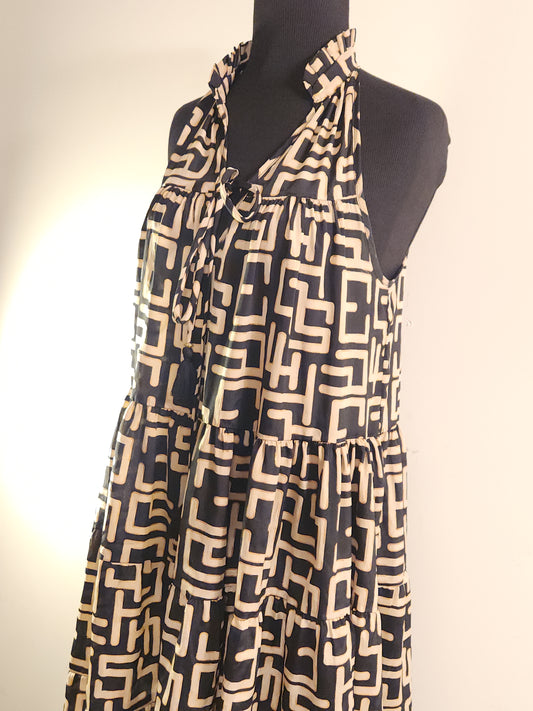 Gold Maze Dress