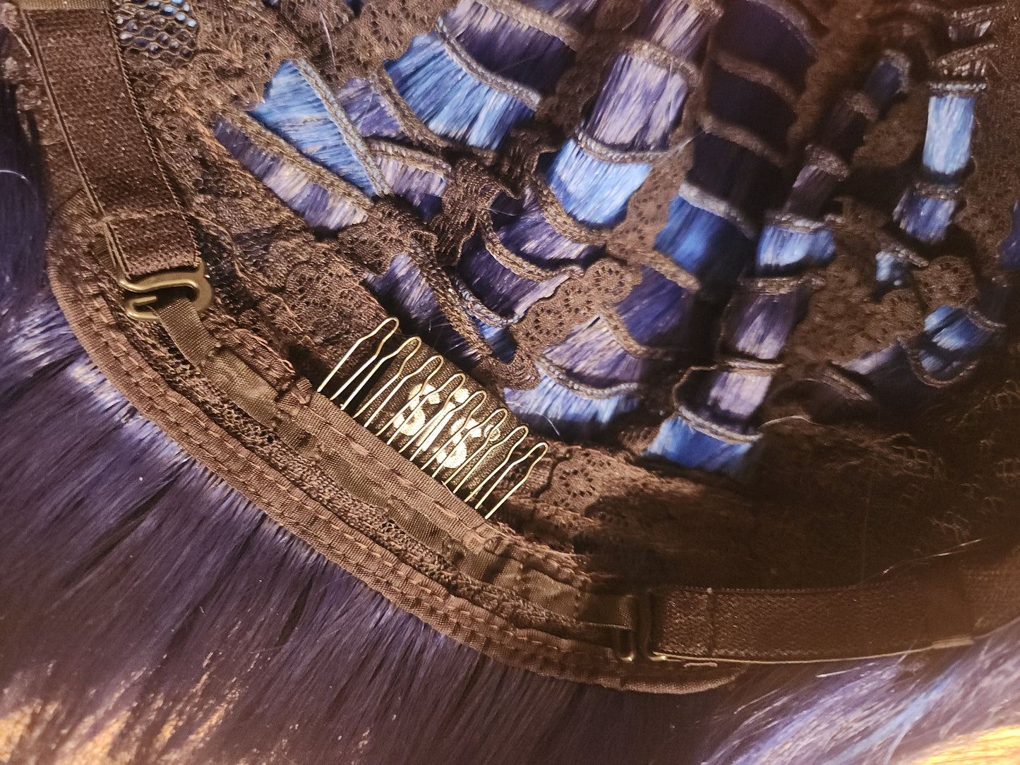 Bold Blue Body Bob Wig